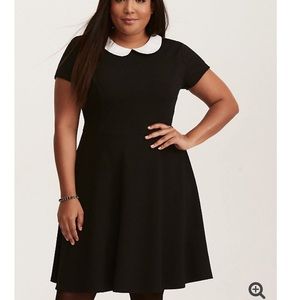 Textured Skater Dress